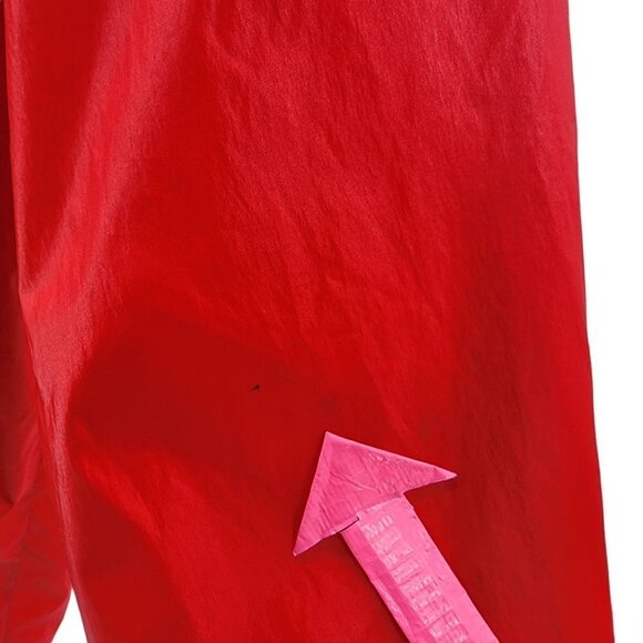 Vintage Gap 7-Eleven Hooded Red Windbreaker Pullover Jacket Mens Medium - Picture 13 of 14